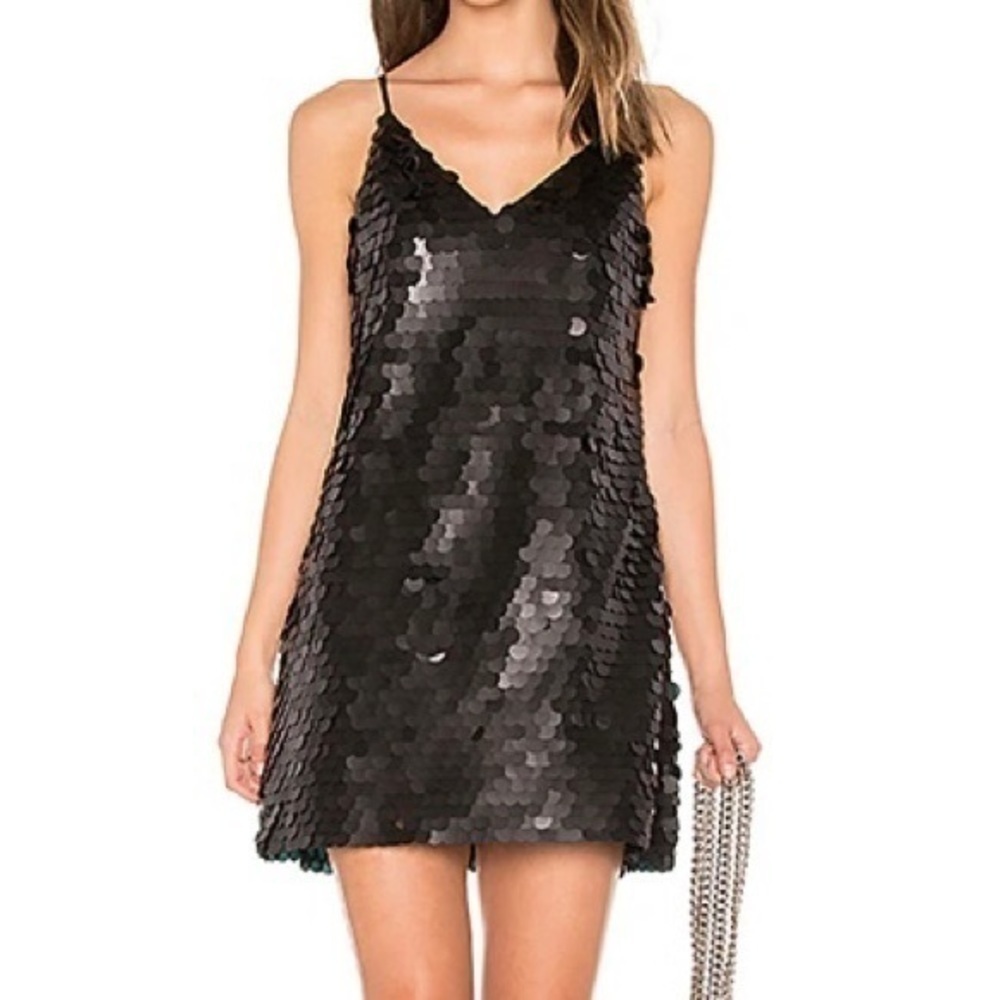 Line + Dot - Revolve Luster Mini Slip Dress